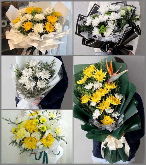 广东梅州市梅江区三角镇上坪村白事花束代送